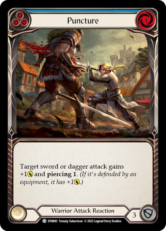 Puncture (Blue) [DYN081] [Dynasty] Rainbow Foil