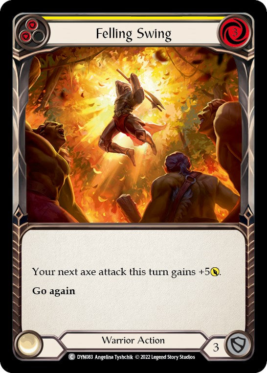 Felling Swing (Yellow) [DYN083] [Dynasty] Rainbow Foil
