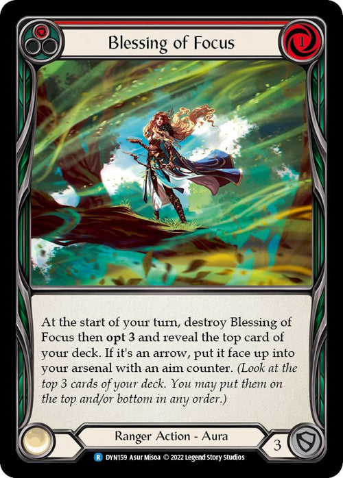 Blessing of Focus (Red) [DYN159] [Dynasty]