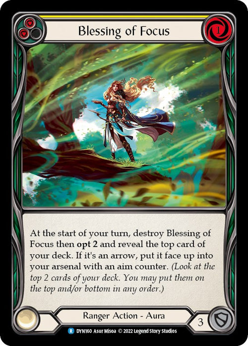 Blessing of Focus (Yellow) [DYN160] [Dynasty]