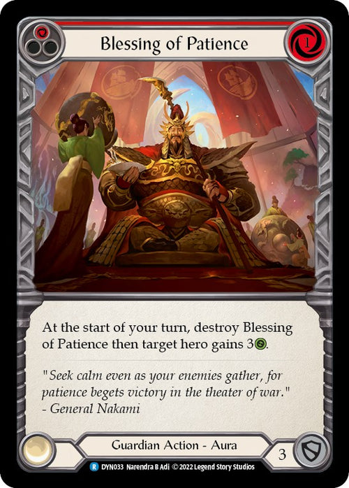 Blessing of Patience (Red) [DYN033] [Dynasty]