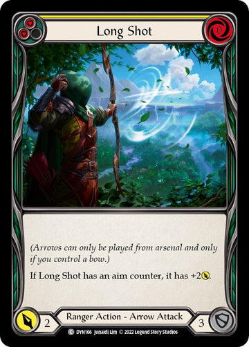 Long Shot (Yellow) [DYN166] [Dynasty] Rainbow Foil