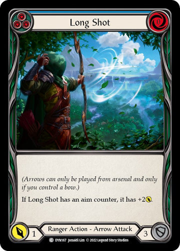 Long Shot (Blue) [DYN167] [Dynasty] Rainbow Foil