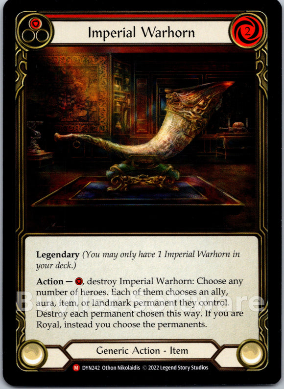 Imperial Warhorn [DYN242] [Dynasty] Rainbow Foil
