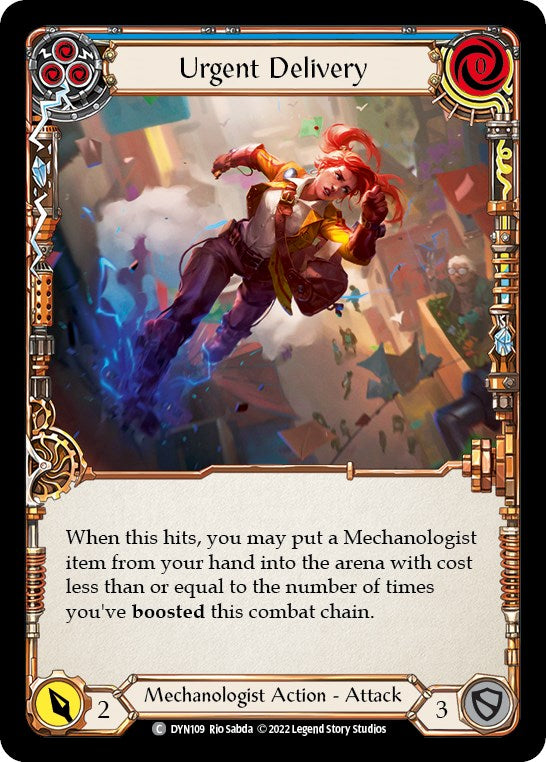 Urgent Delivery (Blue) [DYN109] [Dynasty] Rainbow Foil