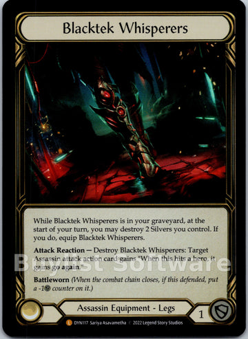 Blacktek Whisperers [DYN117] [Dynasty] Rainbow Foil
