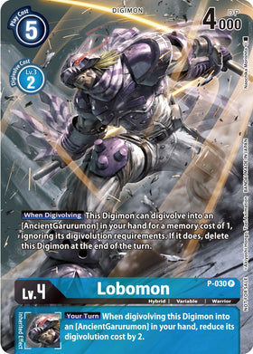 Lobomon (2nd Anniversary Frontier Card) [P-030] [Digimon Promotion Cards] Foil