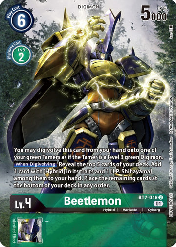 Beetlemon (2nd Anniversary Frontier Card) [BT7-046 U] [Next Adventure] Foil