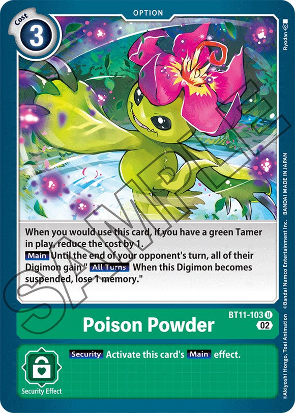 Poison Powder [BT11-103] [Dimensional Phase] Foil