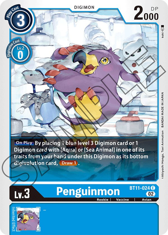 Penguinmon [BT11-024] [Dimensional Phase] Foil