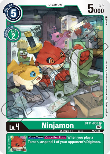Ninjamon [BT11-050] [Dimensional Phase] Foil