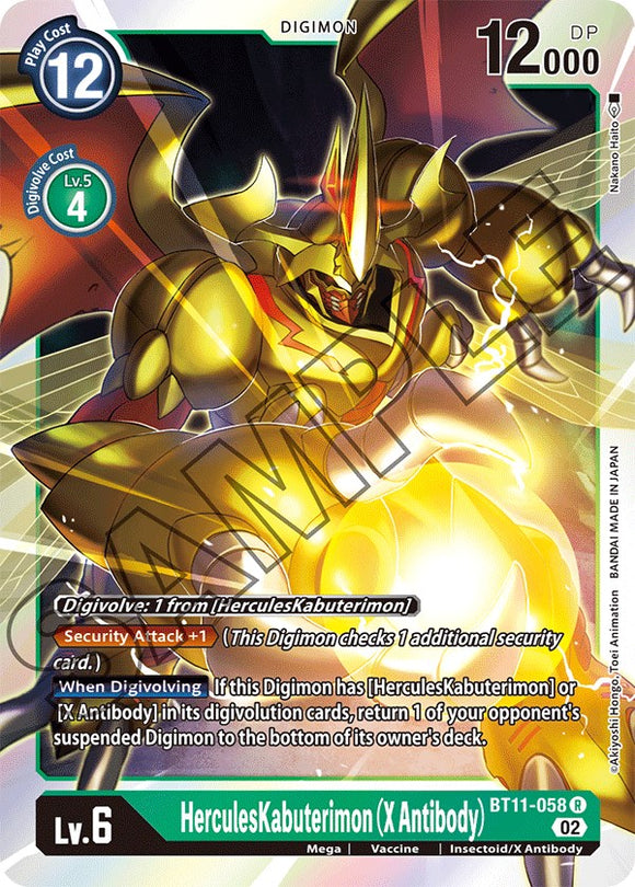 HerculesKabuterimon (X Antibody) [BT11-058] [Dimensional Phase] Foil