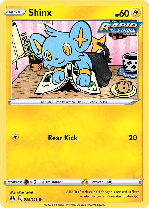 Shinx [039/159] [Crown Zenith] Reverse Holofoil