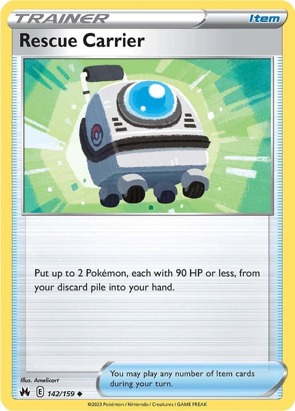 Rescue Carrier [142/159] [Crown Zenith] Reverse Holofoil