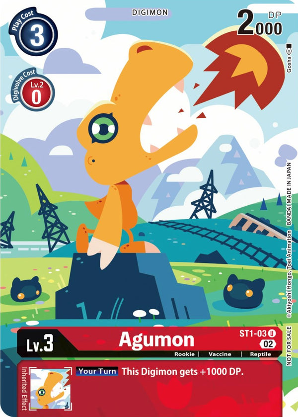 Agumon (Digimon Illustration Competition Pack 2022) [ST1-03] [Dimensional Phase]