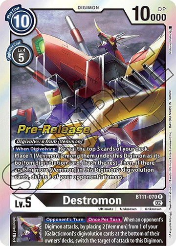 Destromon [BT11-070] [Dimensional Phase Pre-Release Cards] Foil