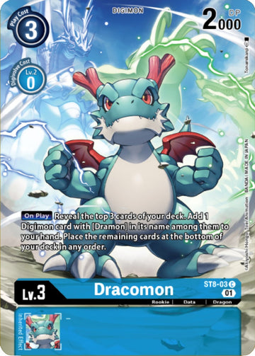 Dracomon (Digimon Royal Knights Card Set) [ST8-03] [Starter Deck 08: Ulforce Veedramon] Foil