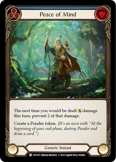 Peace of Mind (Blue) [OUT233] [Outsiders] Rainbow Foil