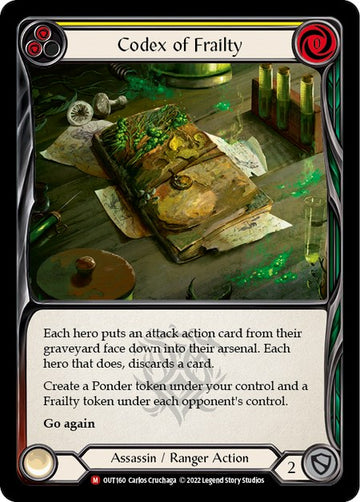 Codex of Frailty [OUT160] [Outsiders]