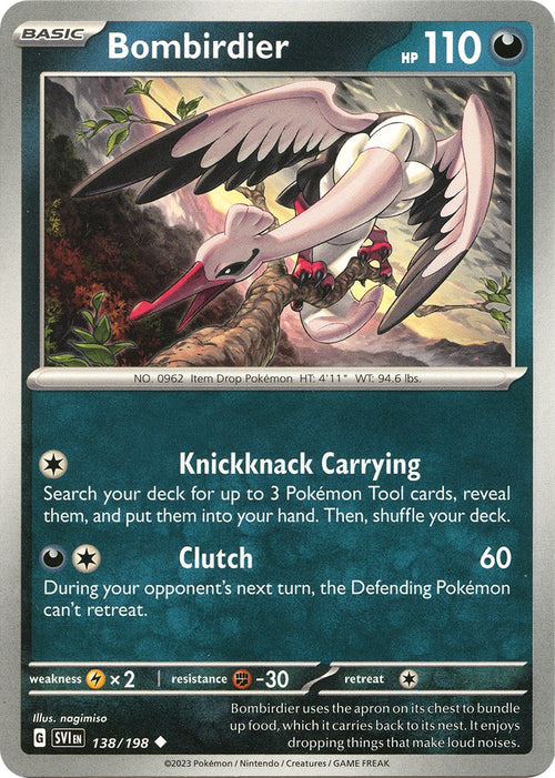 Bombirdier [138/198] [Scarlet & Violet Base Set] Reverse Holofoil