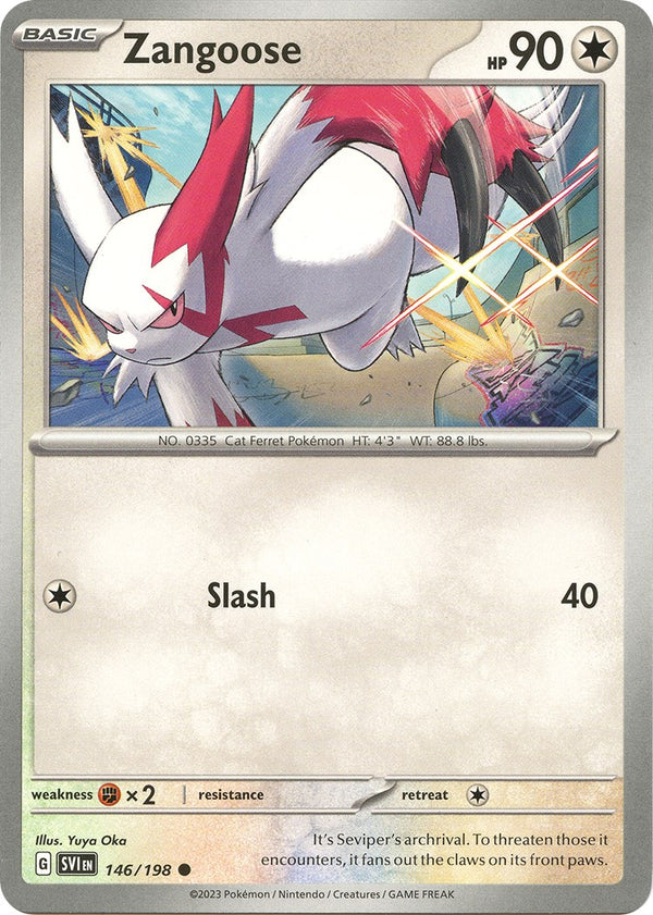 Zangoose [146/198] [Scarlet & Violet Base Set] Reverse Holofoil