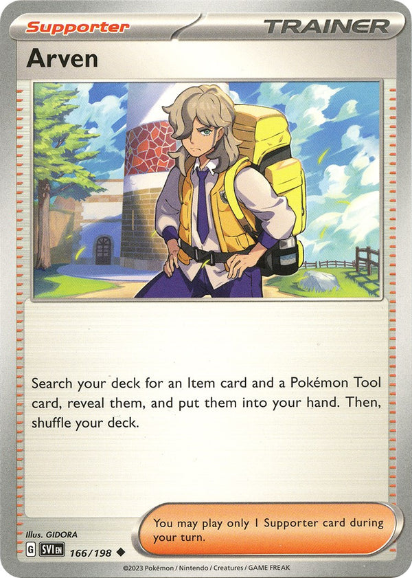 Arven [166/198] [Scarlet & Violet Base Set] Reverse Holofoil