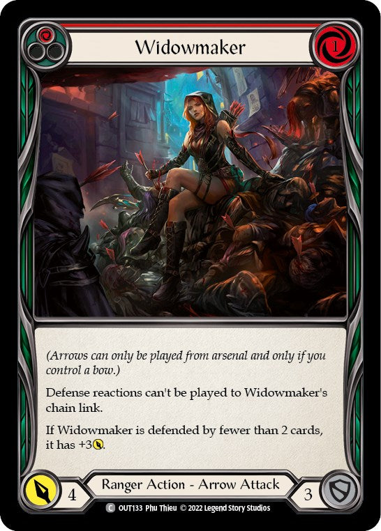 Widowmaker (Red) [OUT133] [Outsiders] Rainbow Foil