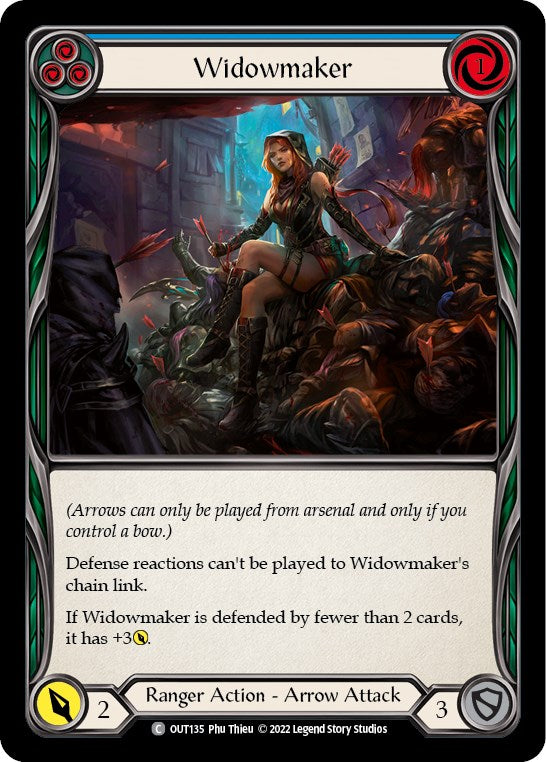 Widowmaker (Blue) [OUT135] [Outsiders] Rainbow Foil
