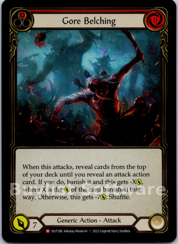 Gore Belching [OUT186] [Outsiders] Rainbow Foil