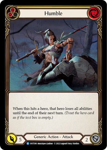 Humble (Yellow) [OUT190] [Outsiders] Rainbow Foil
