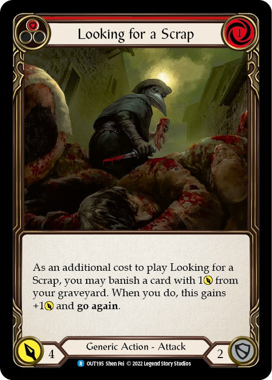 Looking for a Scrap (Red) [OUT195] [Outsiders] Rainbow Foil