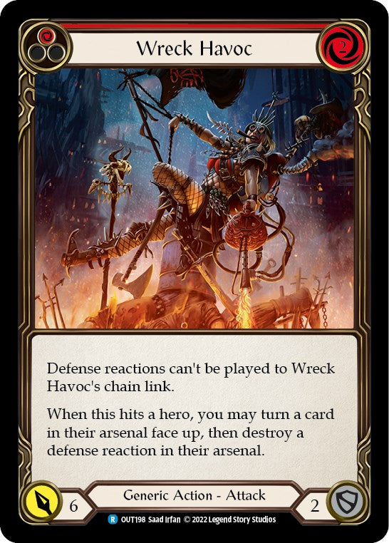 Wreck Havoc (Red) [OUT198] [Outsiders] Rainbow Foil