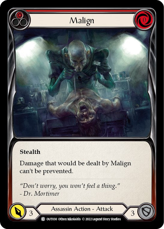 Malign (Red) [OUT030] [Outsiders] Rainbow Foil