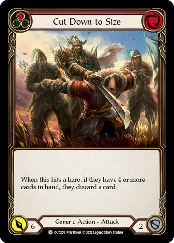 Cut Down to Size (Red) [OUT201] [Outsiders]