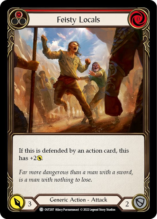 Feisty Locals (Red) [OUT207] [Outsiders] Rainbow Foil