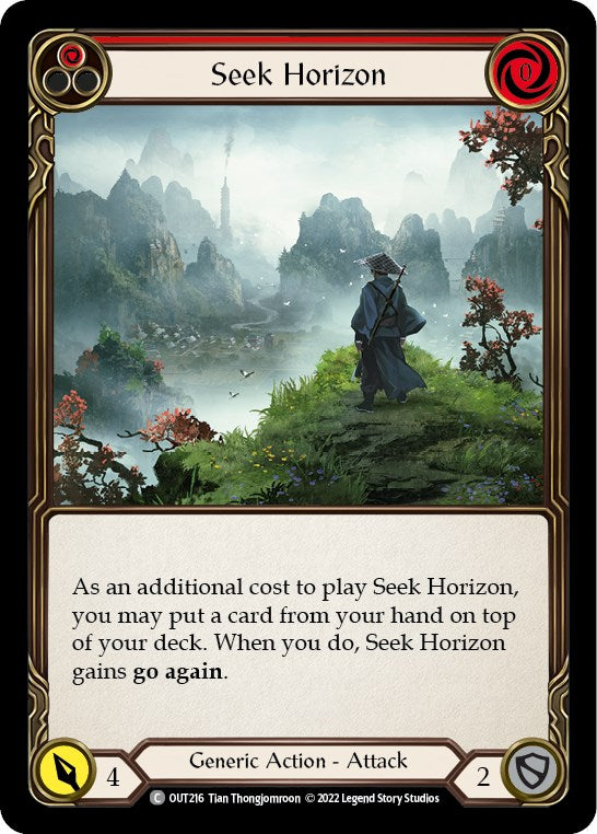 Seek Horizon (Red) [OUT216] [Outsiders]