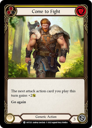 Come to Fight (Yellow) [OUT223] [Outsiders]