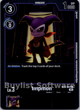 Impmon (Alternate Art) [BT2-068] [Starter Deck 14: Beelzemon Advanced Deck Set] Foil
