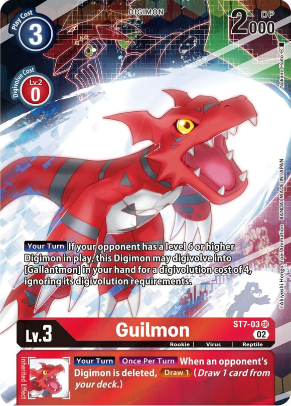 Guilmon (Alternate Art) [ST7-03] [Starter Deck 14: Beelzemon Advanced Deck Set]