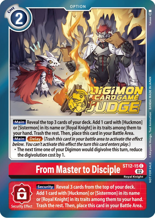 From Master to Disciple (Judge Pack 3) [ST12-15] [Starter Deck 12: Jesmon] Foil