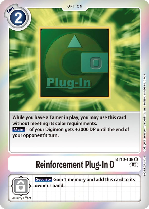 Reinforcement Plug-In 0 (Event Pack 4) [BT10-109] [Xros Encounter] Foil