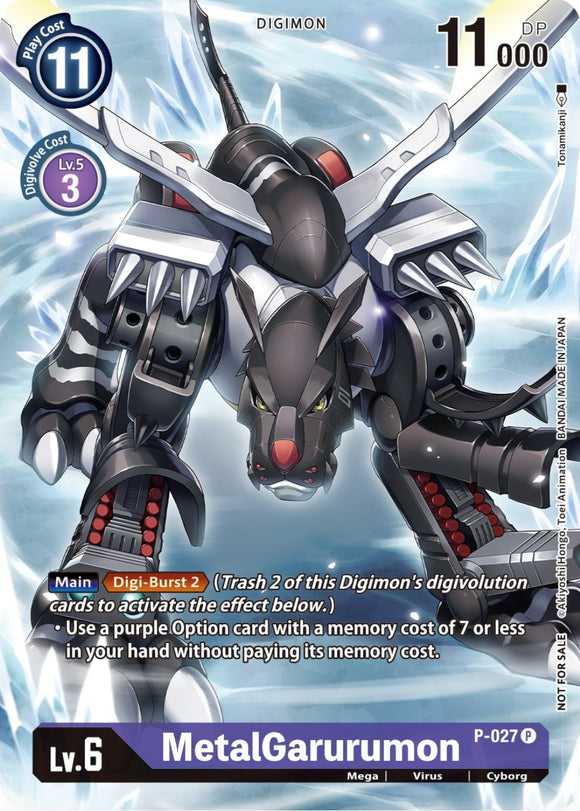 MetalGarurumon (Winner Pack Across Time) [P-027] [Digimon Promotion Cards]