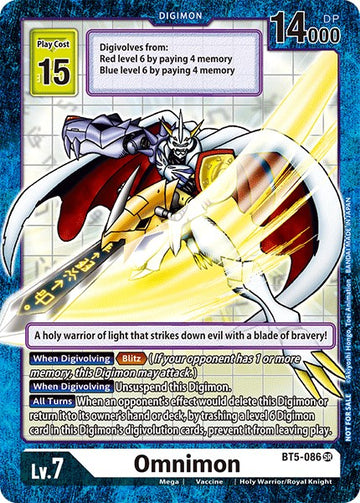 Omnimon (Across Time Box Promo) [BT5-086] [Battle of Omni] Foil