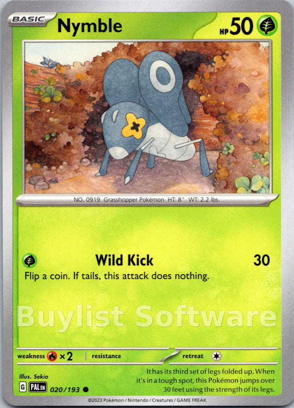 Nymble [020/193] [Paldea Evolved]