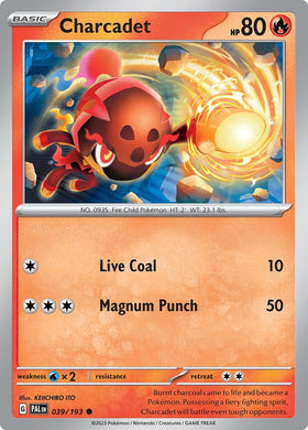Charcadet [039/193] [Paldea Evolved] Reverse Holofoil