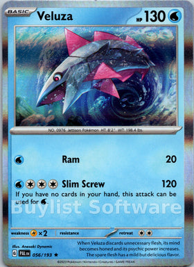 Veluza [056/193] [Paldea Evolved] Holofoil