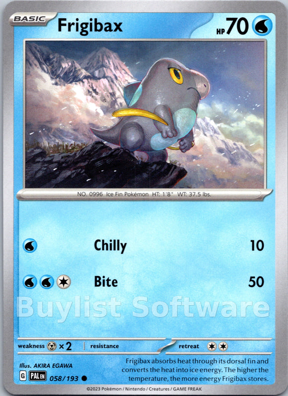 Frigibax [058/193] [Paldea Evolved]
