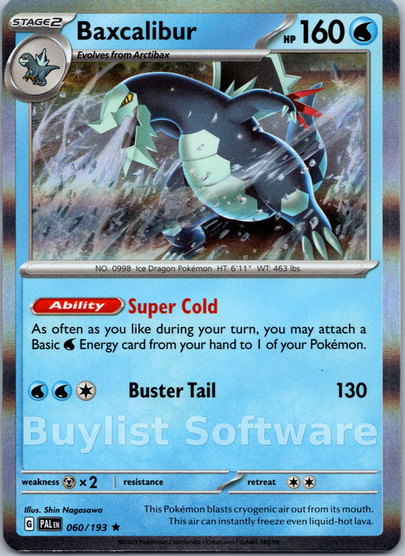 Baxcalibur [060/193] [Paldea Evolved] Holofoil