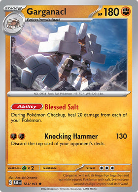 Garganacl [123/193] [Paldea Evolved] Reverse Holofoil