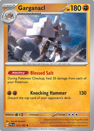 Garganacl [123/193] [Paldea Evolved] Reverse Holofoil